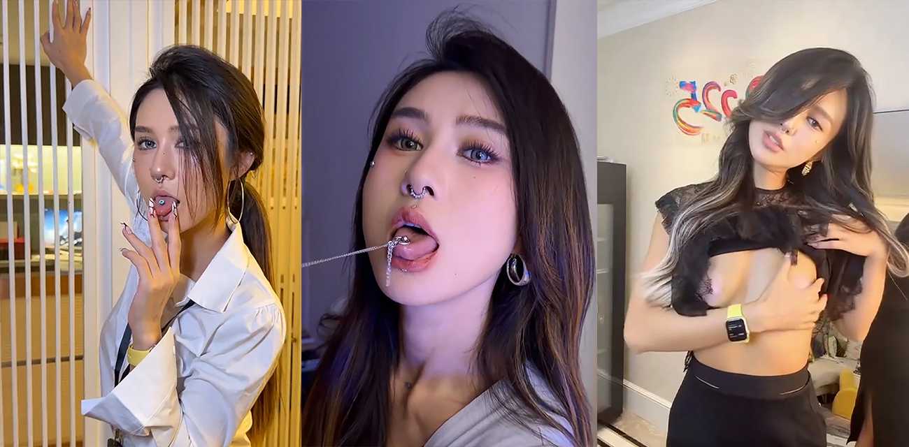 比基尼运动员网红【凯西小树洞】最新福利，浓妆约炮玩转口爆，喉间滑动吞咽浓精露出自慰层层升级